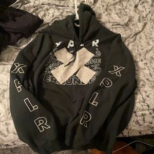 Green XPLR hoodie